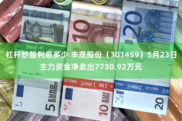 杠杆炒股利息多少 丰茂股份（301459）5月23日主力资金净卖出7730.92万元