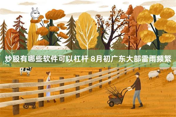 炒股有哪些软件可以杠杆 8月初广东大部雷雨频繁