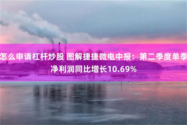 怎么申请杠杆炒股 图解捷捷微电中报：第二季度单季净利润同比增长10.69%