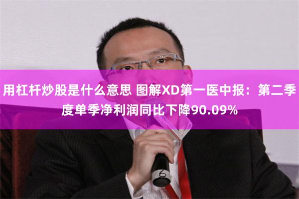 用杠杆炒股是什么意思 图解XD第一医中报：第二季度单季净利润同比下降90.09%