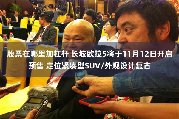 股票在哪里加杠杆 长城欧拉5将于11月12日开启预售 定位紧凑型SUV/外观设计复古