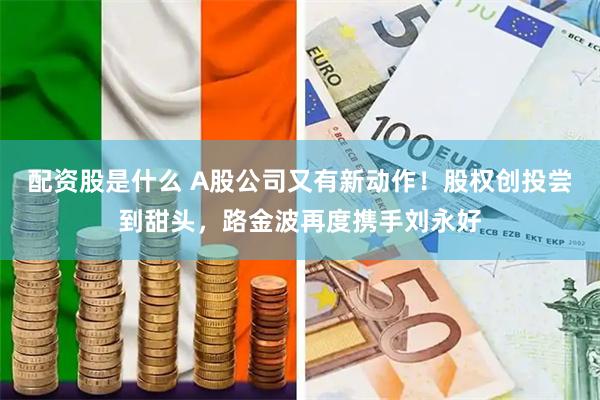 配资股是什么 A股公司又有新动作！股权创投尝到甜头，路金波再度携手刘永好