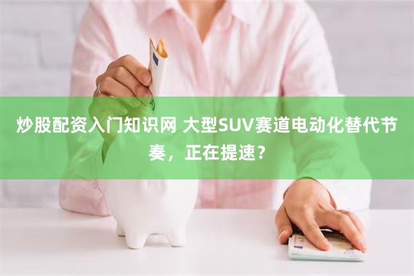 炒股配资入门知识网 大型SUV赛道电动化替代节奏，正在提速？