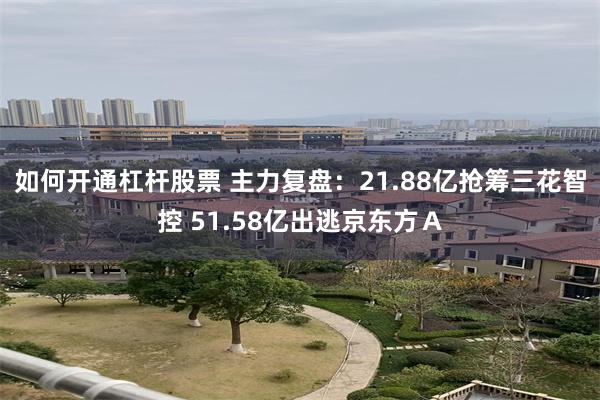如何开通杠杆股票 主力复盘：21.88亿抢筹三花智控 51.58亿出逃京东方Ａ